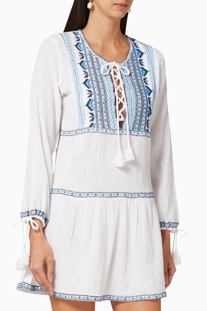 

Millie Lace-Up Dress, Multicolour