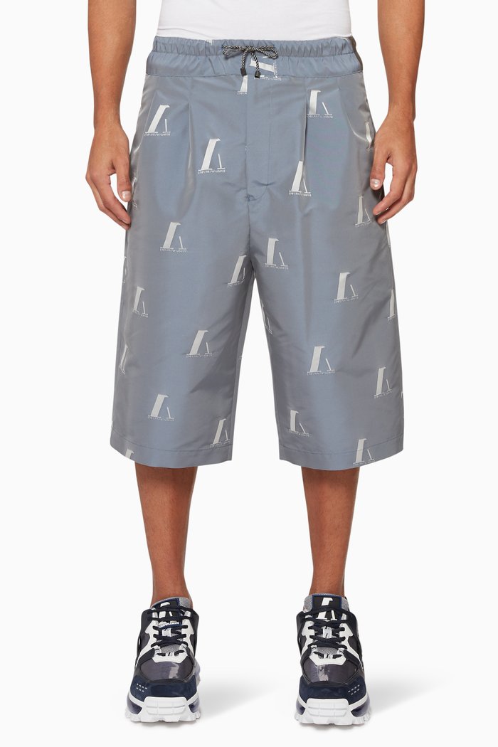 

EA Logo Coulisse Shorts, Blue