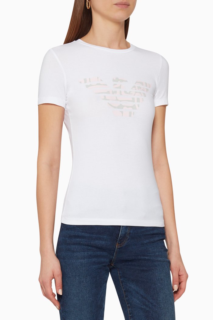 

EA Eagle Jersey T-Shirt, White