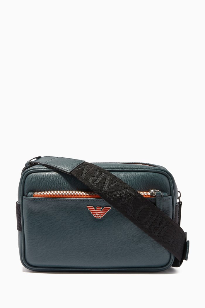 

Luxor Leather Crossbody Bag, Green