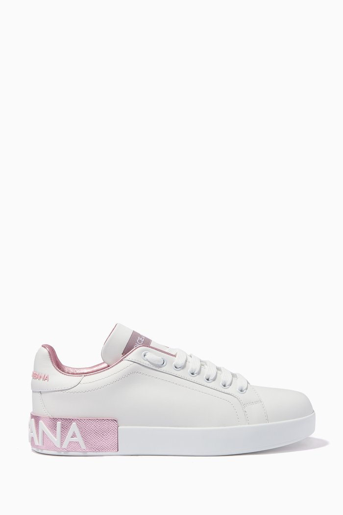 

Portofino Sneakers in Leather, Pink
