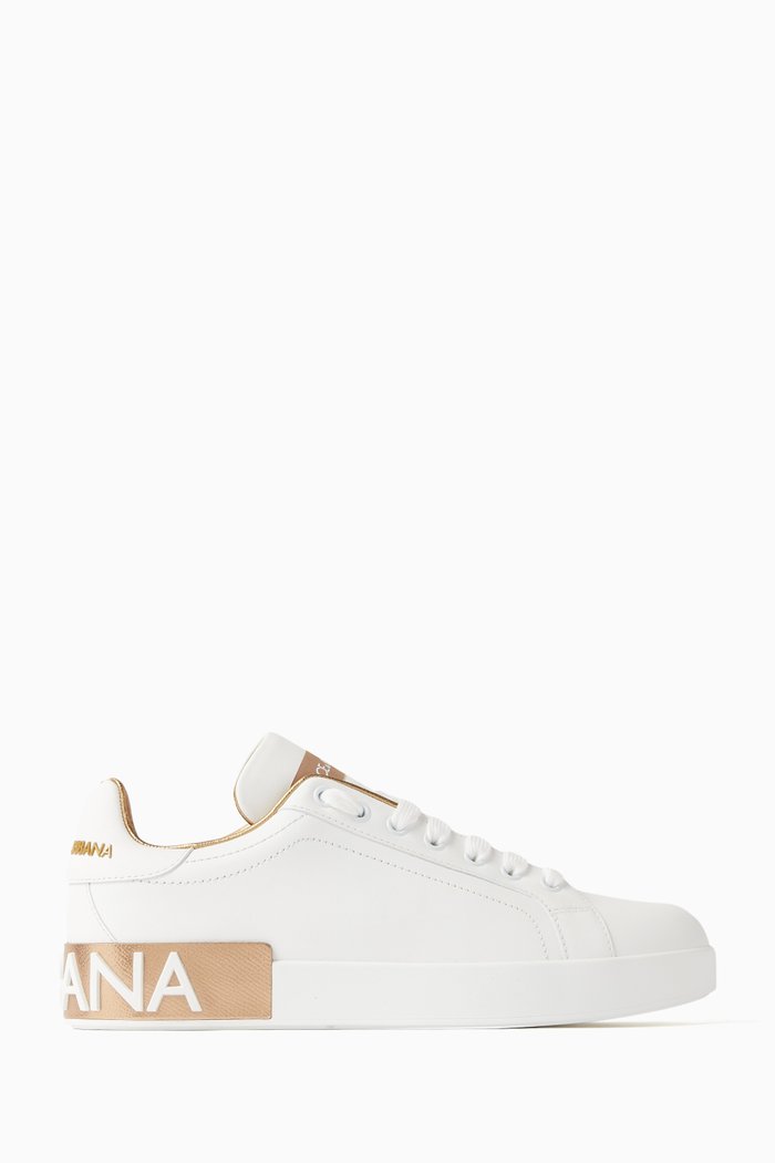 

Portofino Low-top Sneakers in Nappa Leather, White