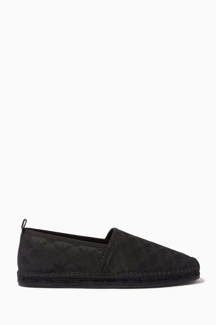 

Eagle Jacquard Espadrilles, Black