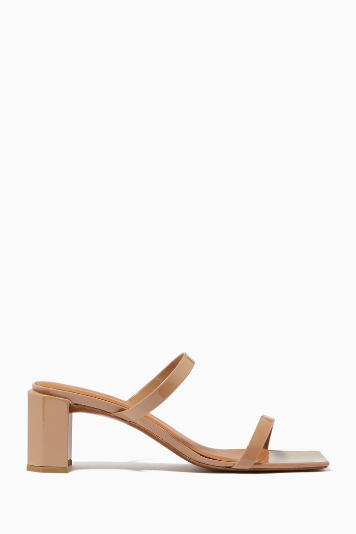 

Tanya 40 Mules in Patent Leather, Neutral