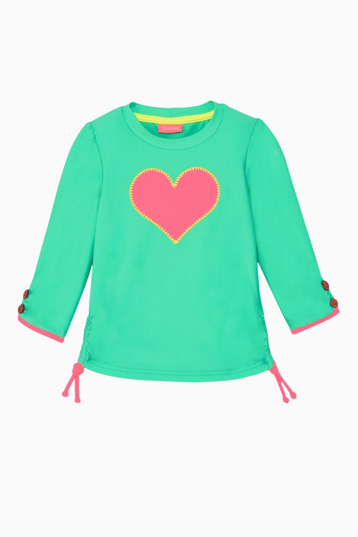 

Heart Rash Vest, Green