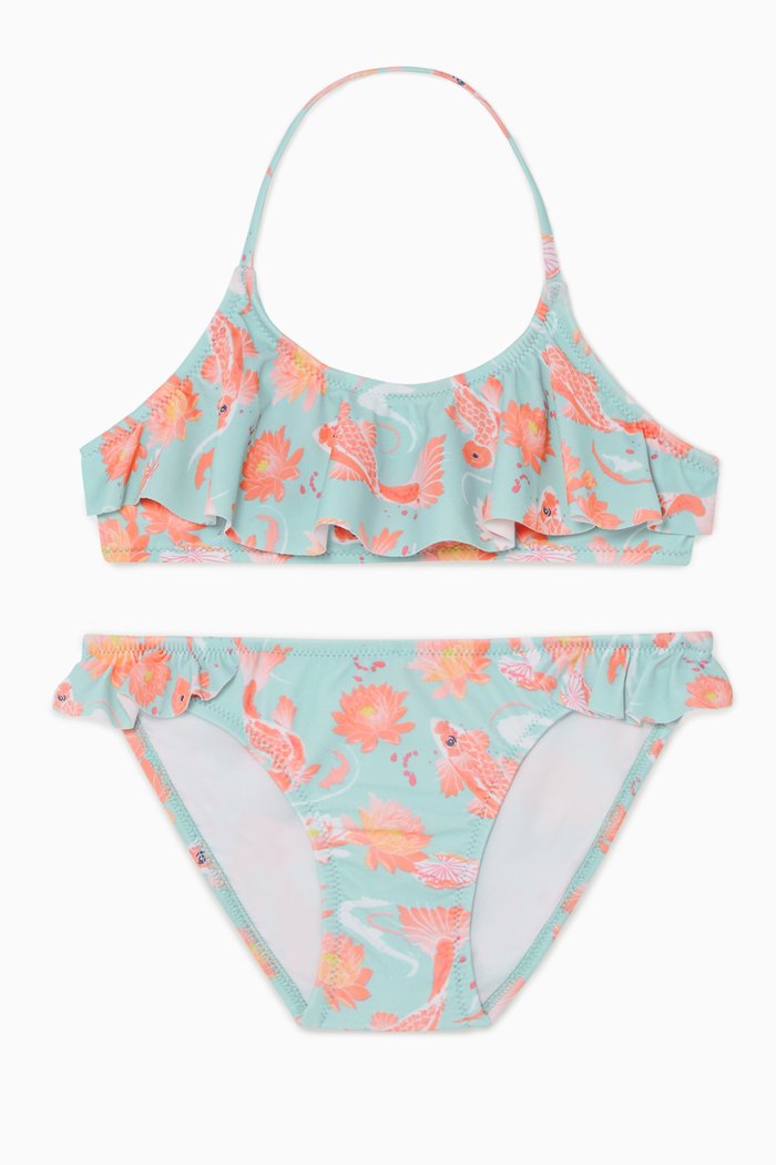 

Koi Carp Bikini Set, Blue