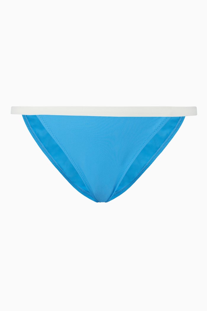 

St Barths Colour-Block Bikini Briefs, Blue