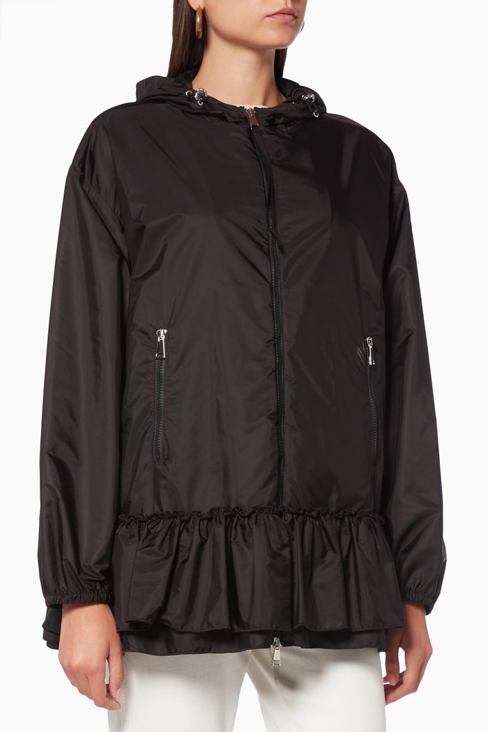 Sarcelle Peplum Jacket, Black
