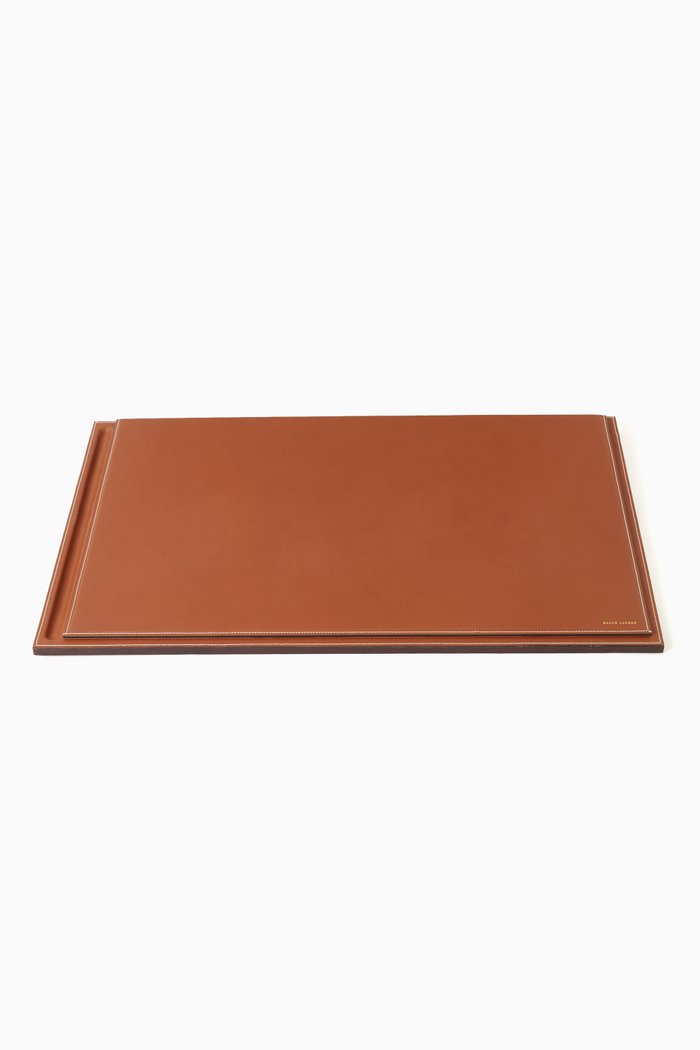 

Brennan Blotter in Leather, Brown