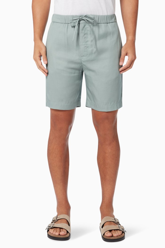 

Felipe Sport Shorts in Tencel, Green