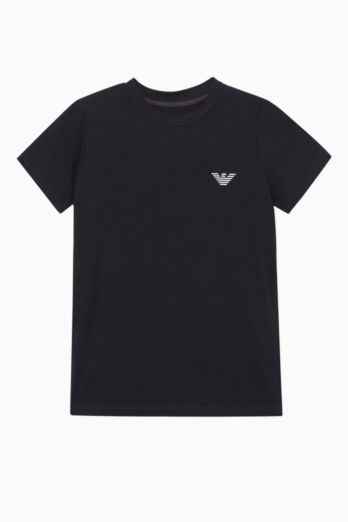 

Embroidered Eagle Logo T-Shirt, Blue