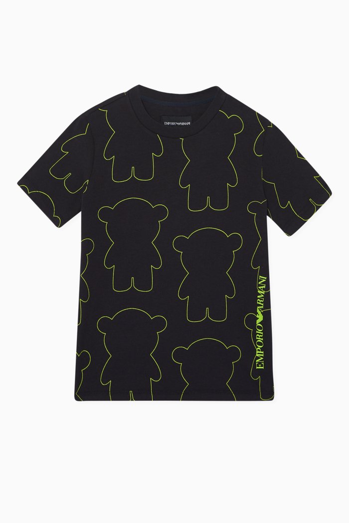 

Manga Bear Jersey T-Shirt, Blue