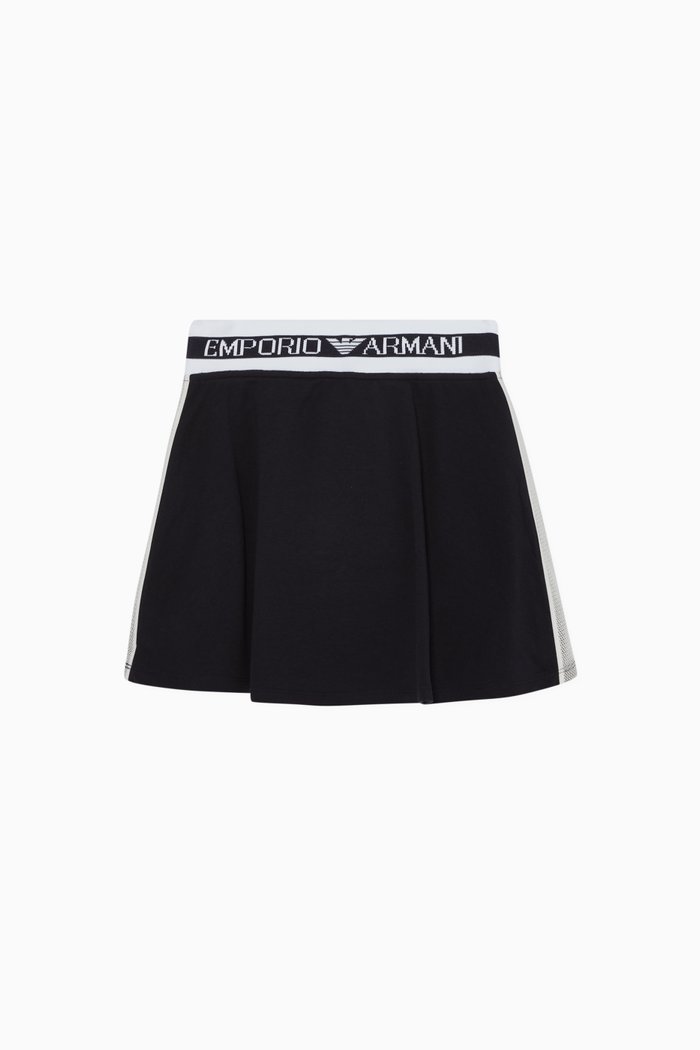 

Logo Print Skirt, Blue