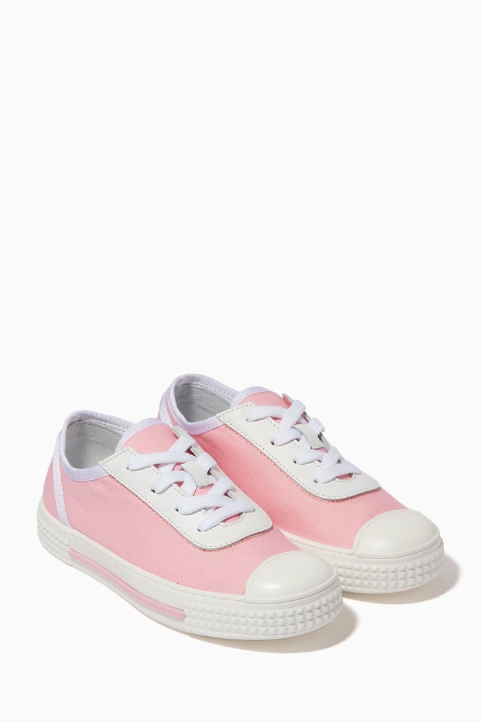 

Logo Canvas Sneakers, Pink