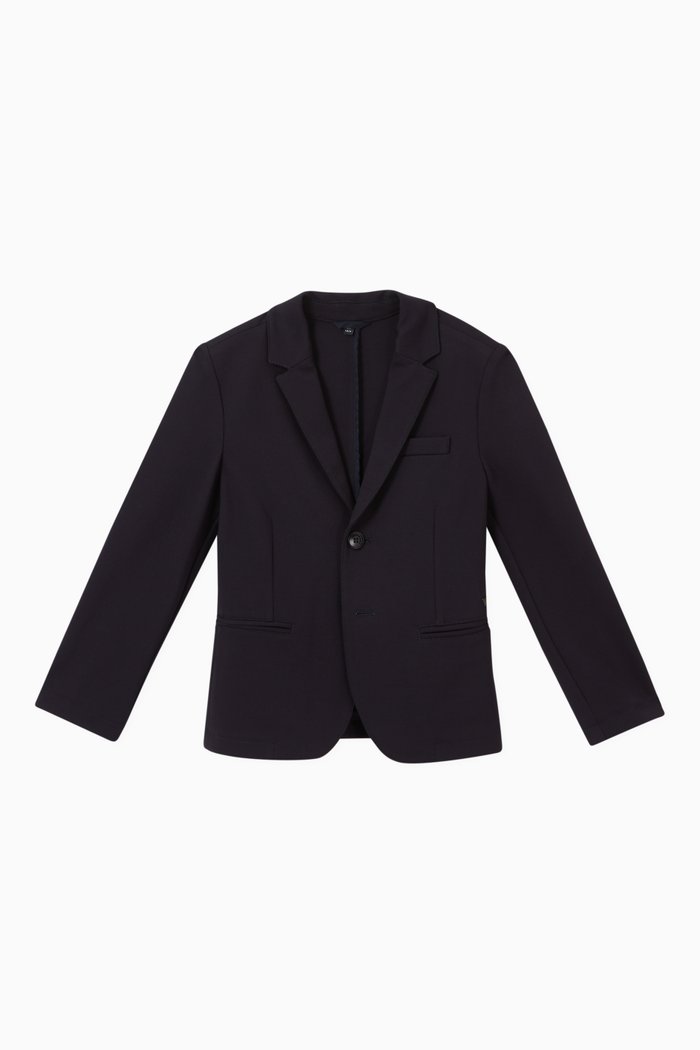 

Classic Single-Breasted Blazer, Blue