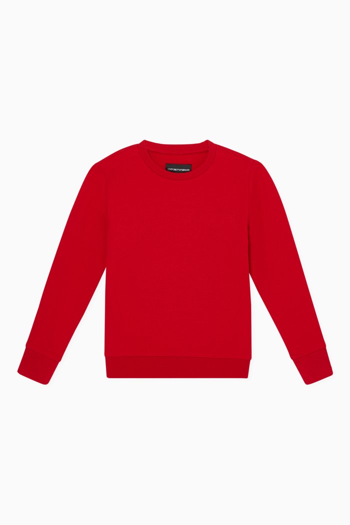

Embossed EA Jersey Sweatshirt, Red