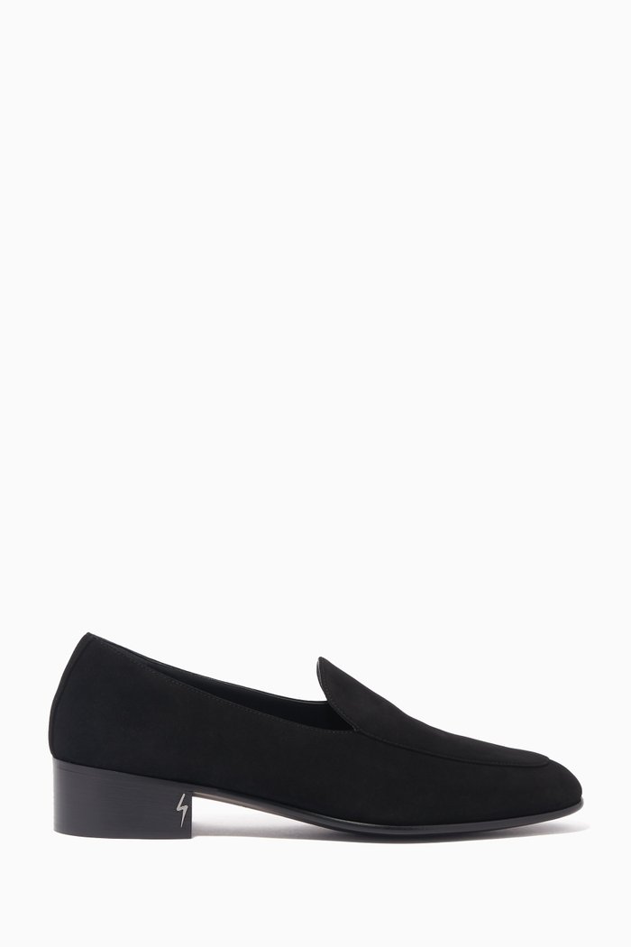 

Benson Suede Loafers, Black