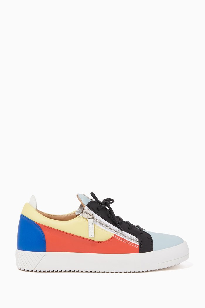 

Frankie Leather Sneakers, Blue