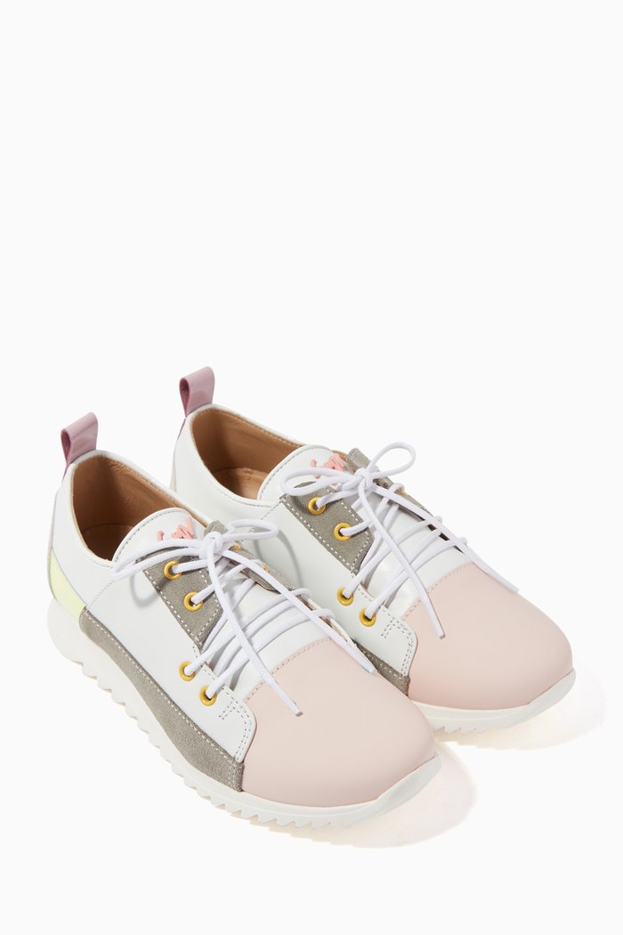 

Ulan Leather Sneakers, Pink