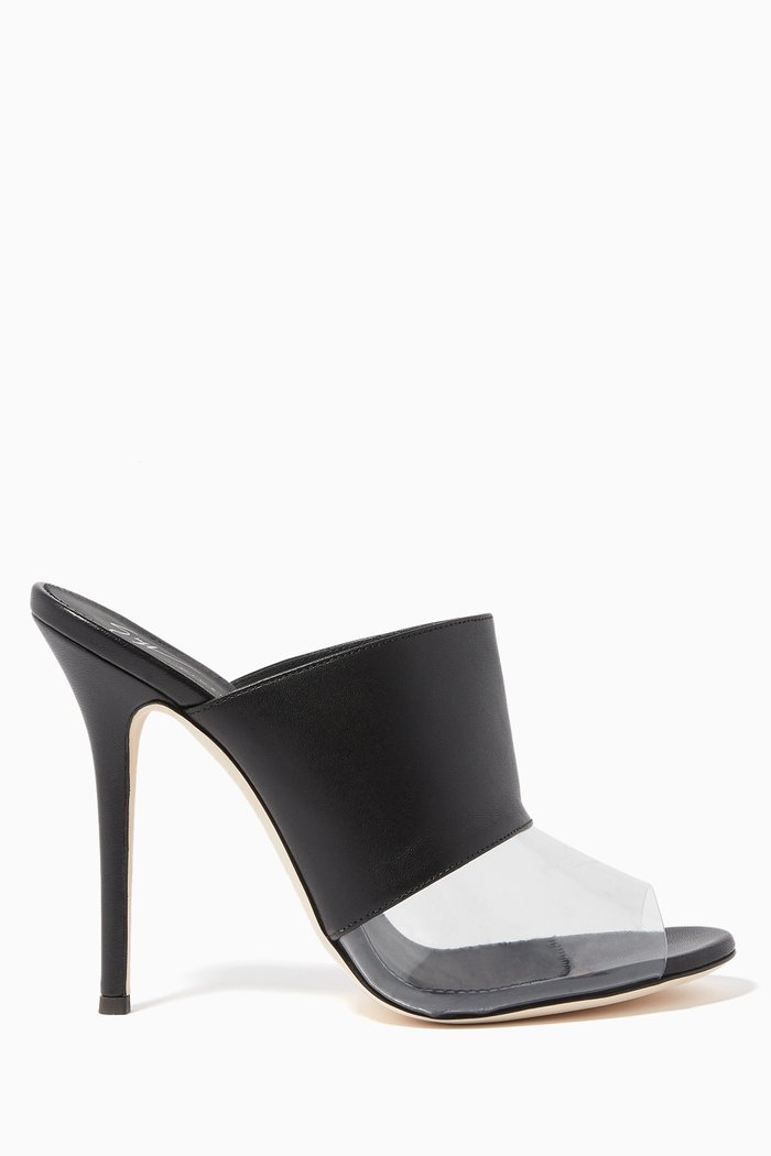 

Gladys Leather Mules, Black