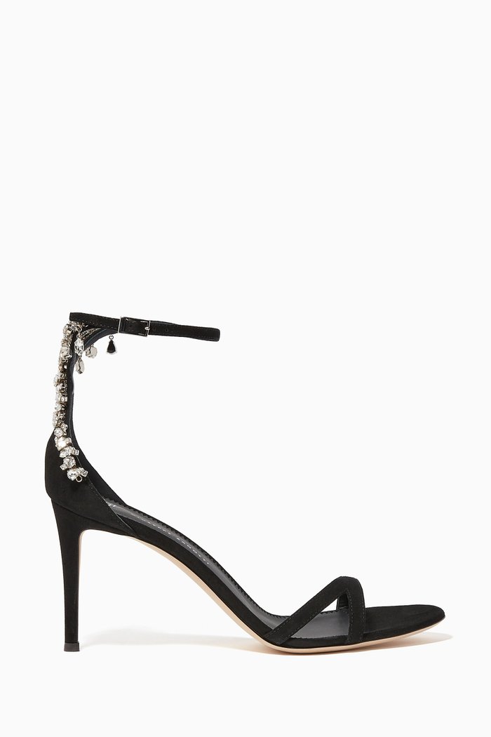 

Tricia Suede Sandals, Black