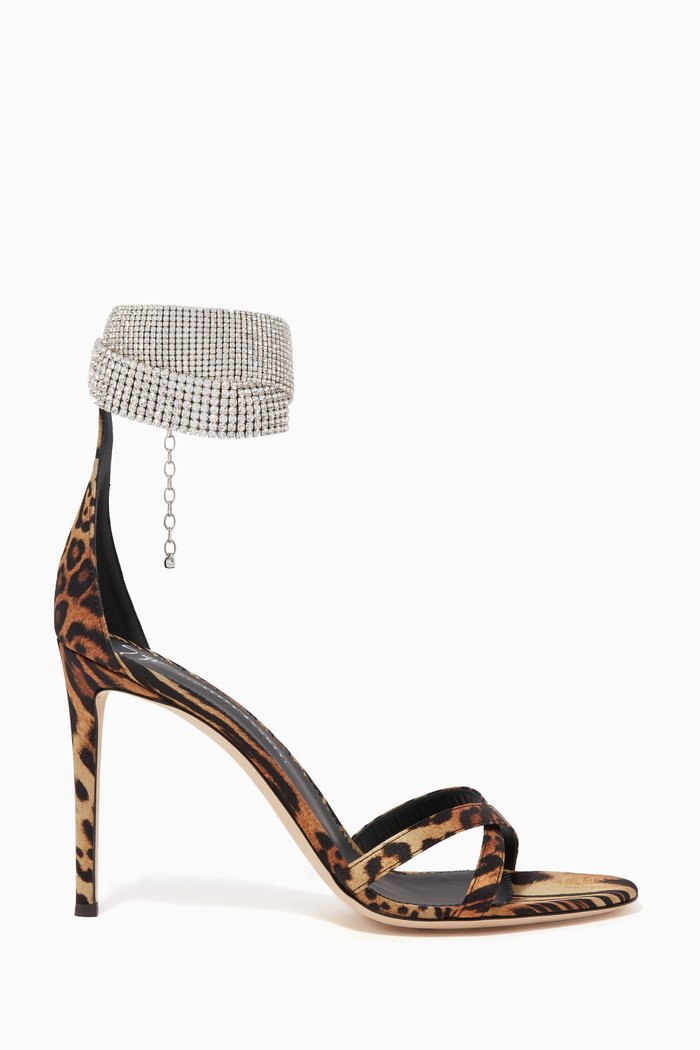 

Janell Satin Sandals, Multicolour