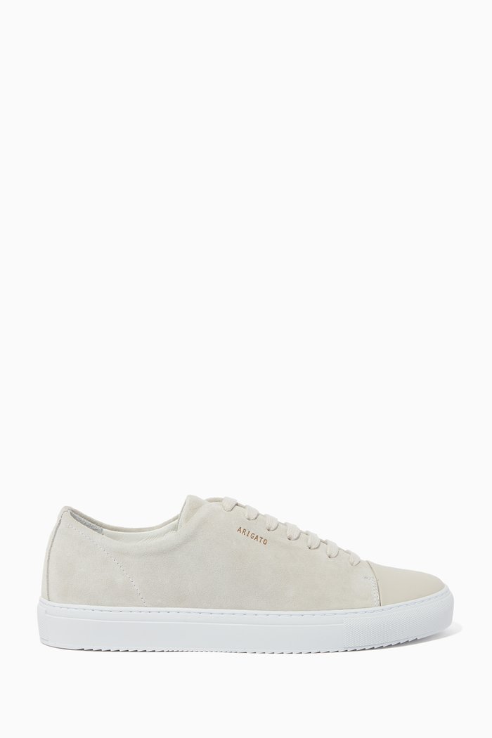 

Cap-Toe Suede Sneakers, Neutral