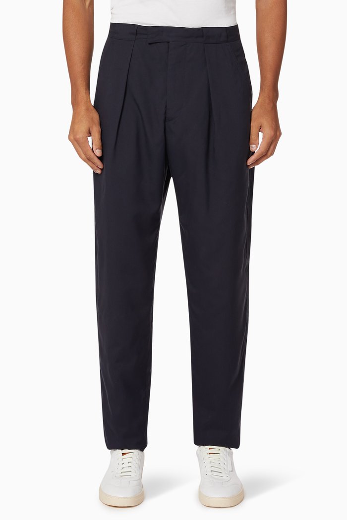 

Straight Fit Pants, Blue