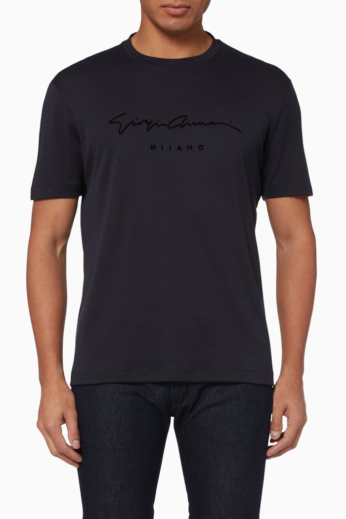 

Flock Signature Logo T-Shirt, Blue