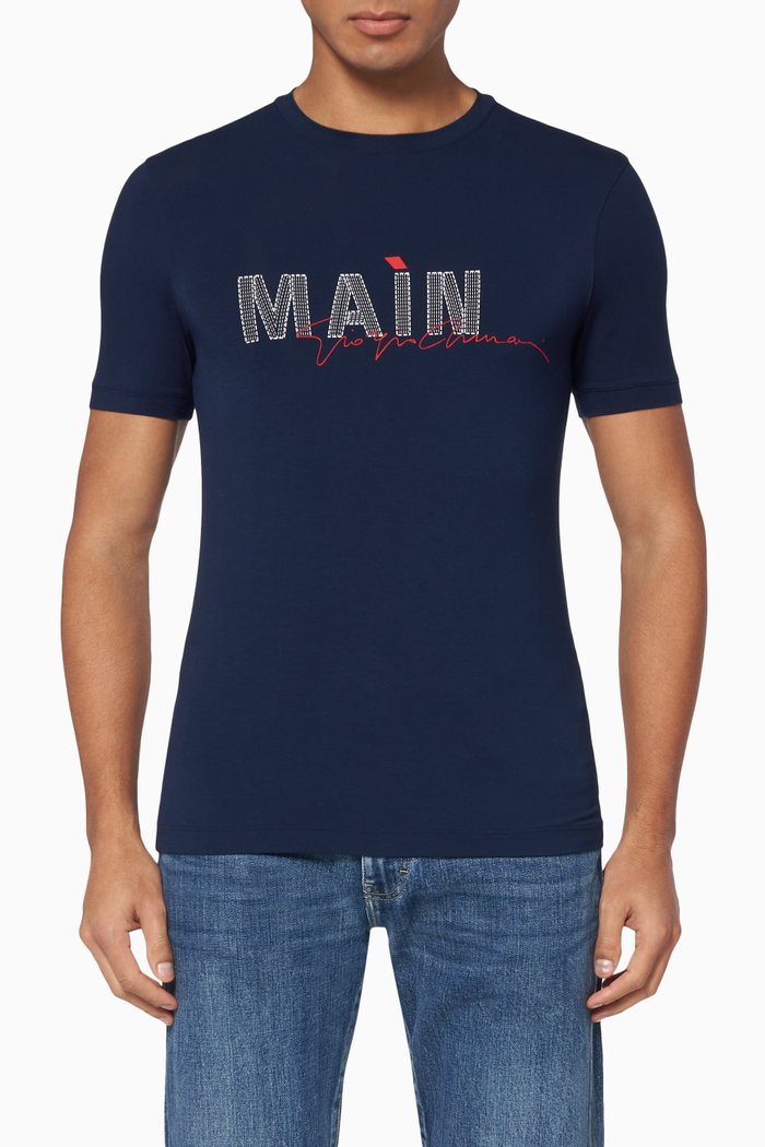 

Graphic Logo T-Shirt, Blue