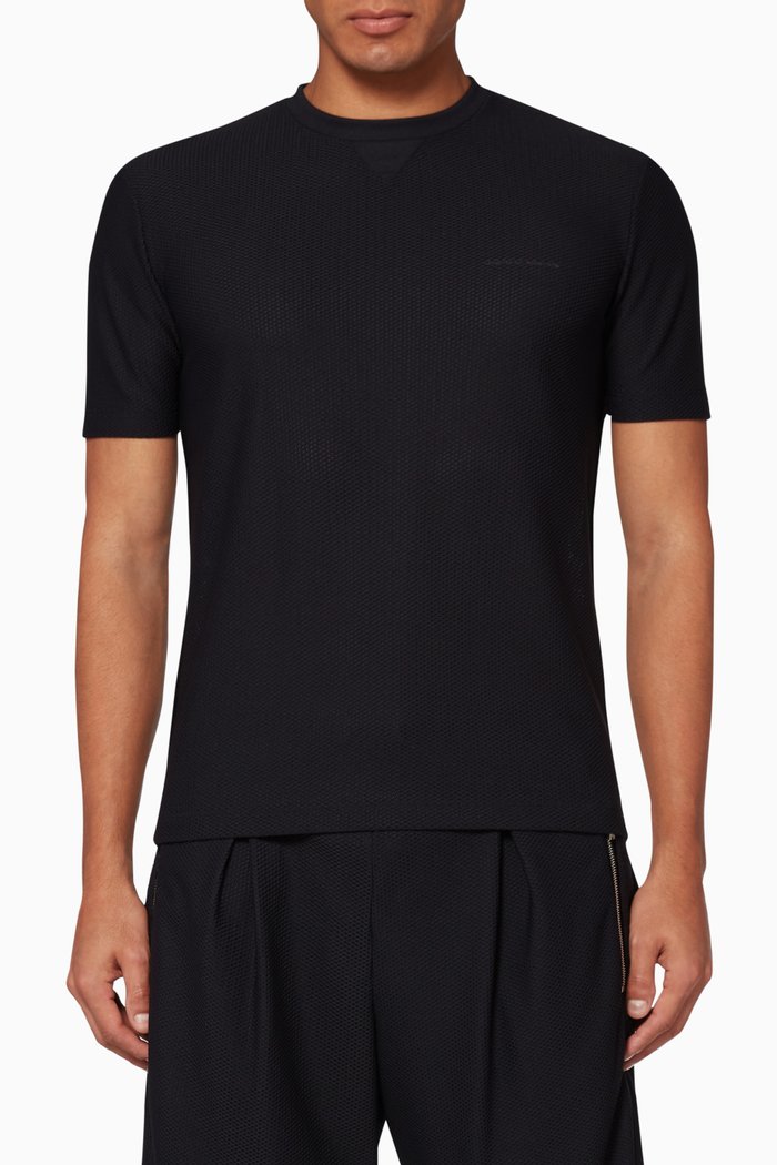 

Mesh Logo T-Shirt, Blue