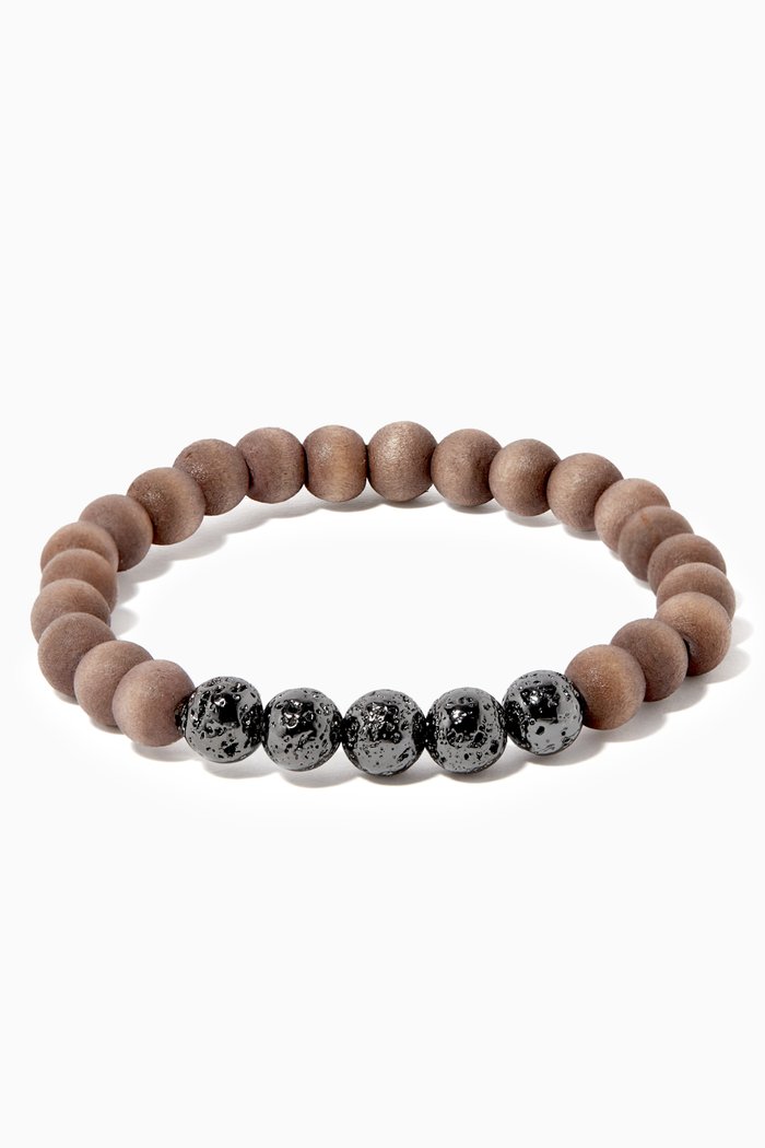 

Lava Bead Bracelet, Brown