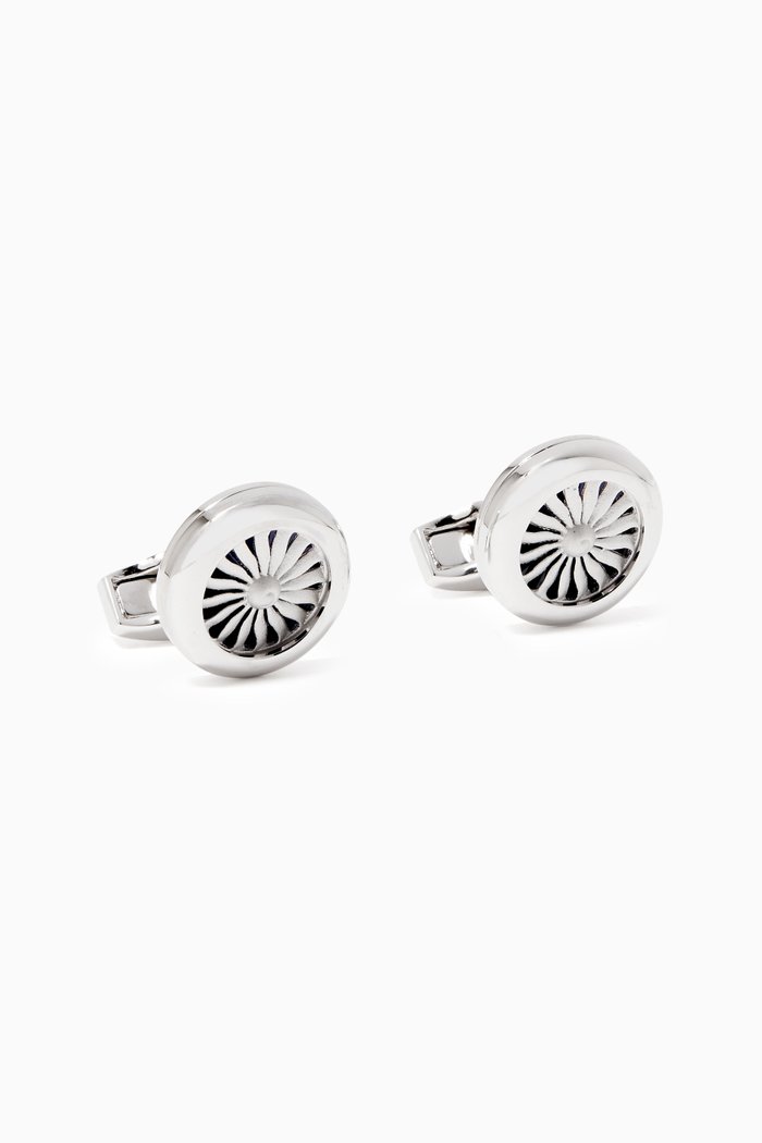 

Engine Cufflinks, Silver