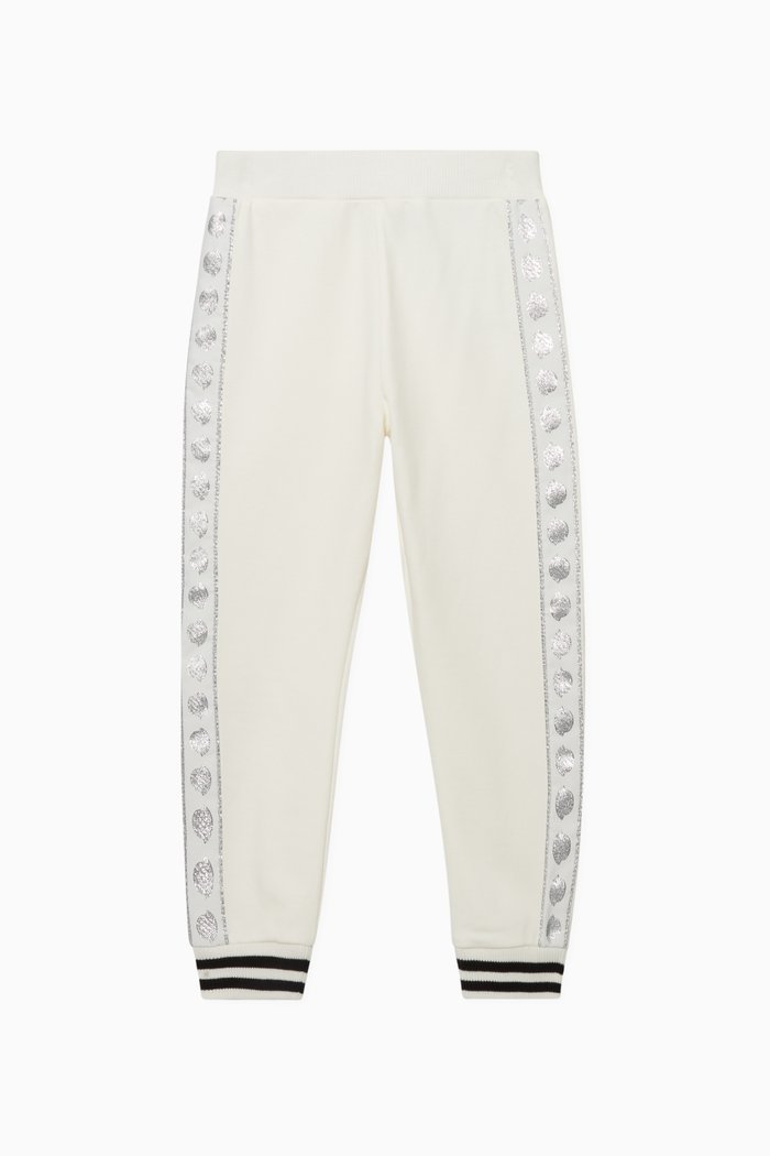 

Cosmic Lurex Sweatpants, White