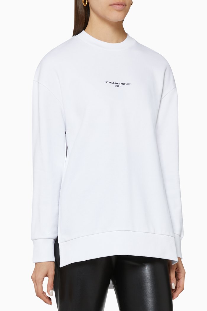 

Logo 2001 Jersey Sweatshirt, White