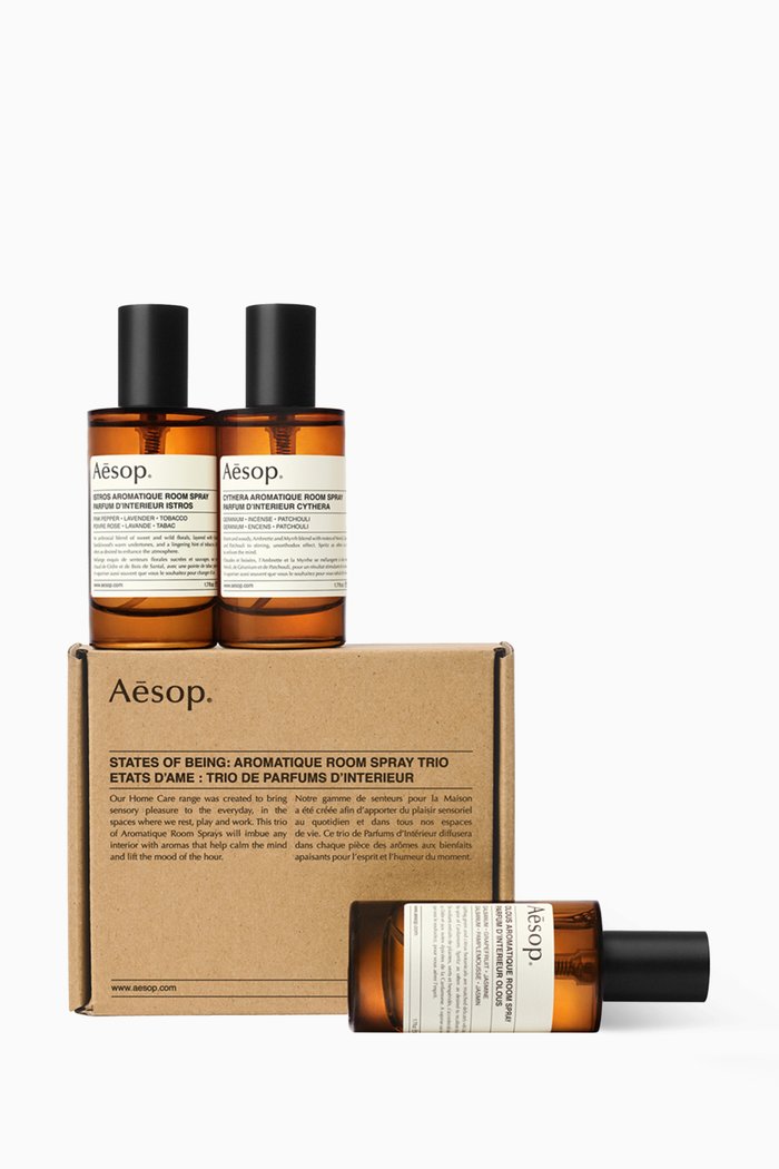 

States of Being: Aromatique Room Spray Trio, Multicolour