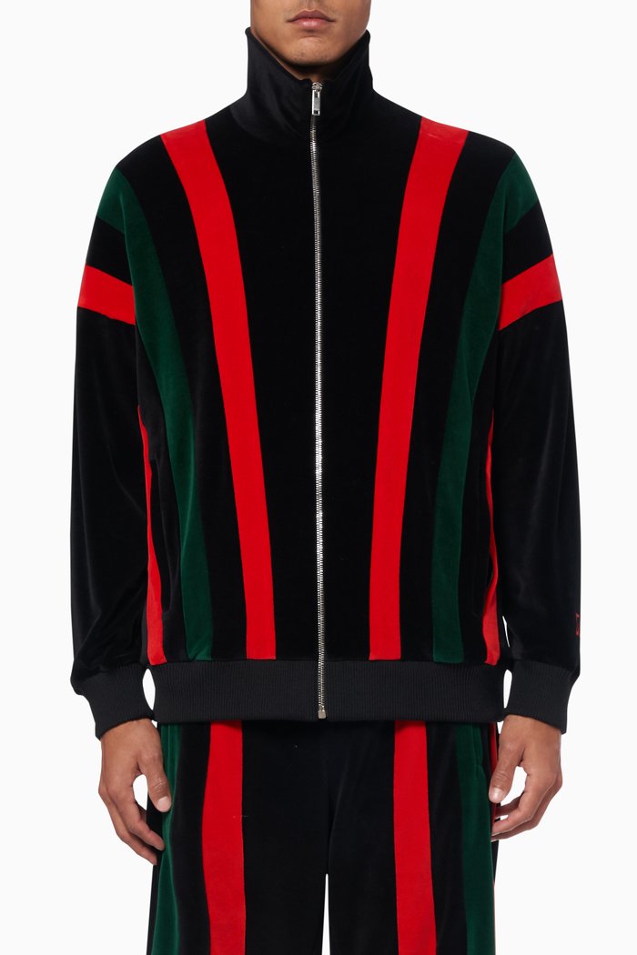 

Hooded Chenille Sweatshirt, Black