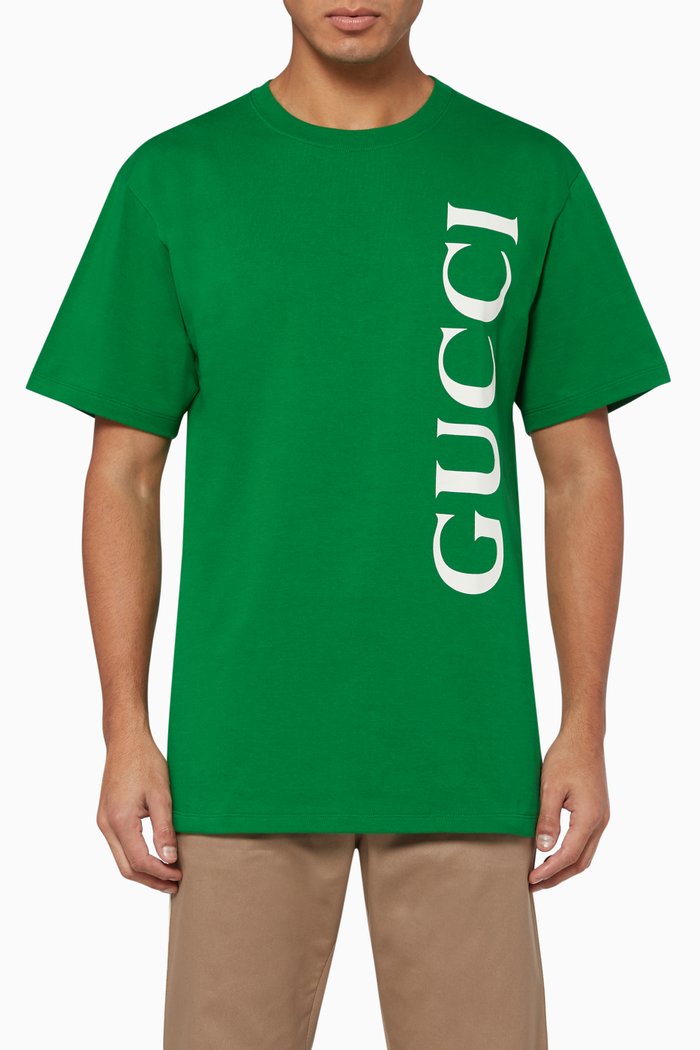 

Oversized Jersey Logo T-Shirt, Green