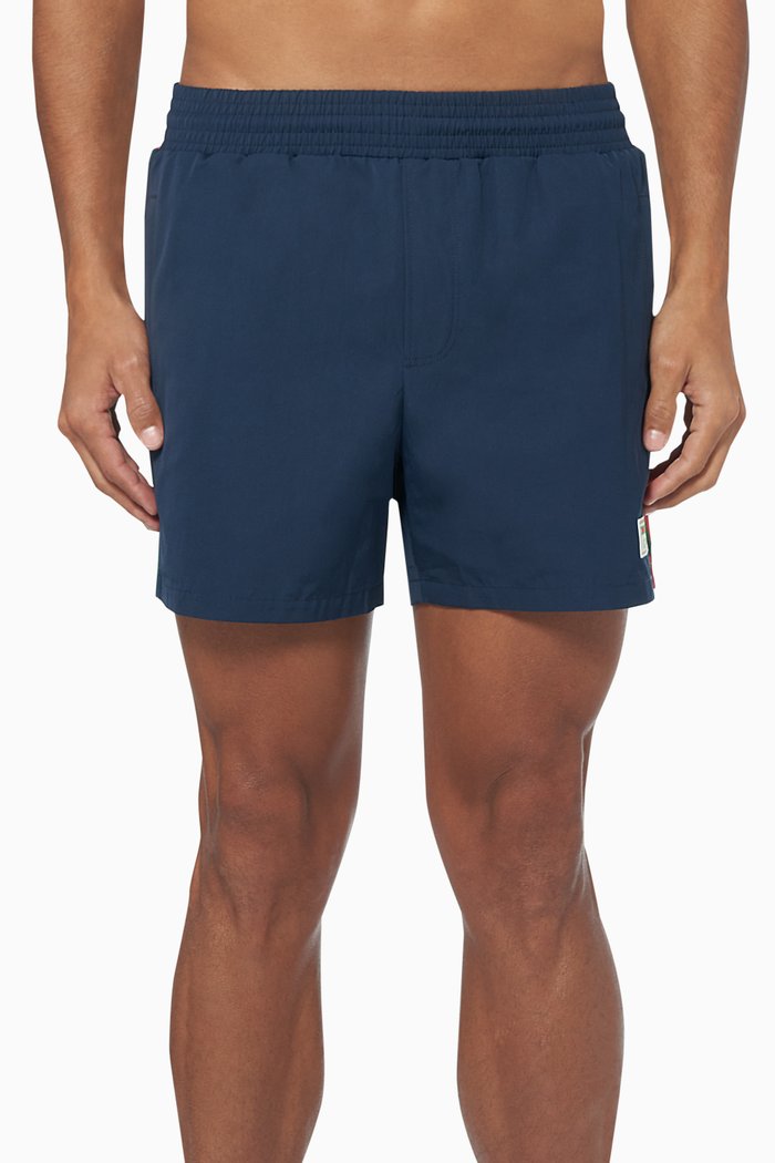 

Nylon Waterproof Swim Shorts, Blue