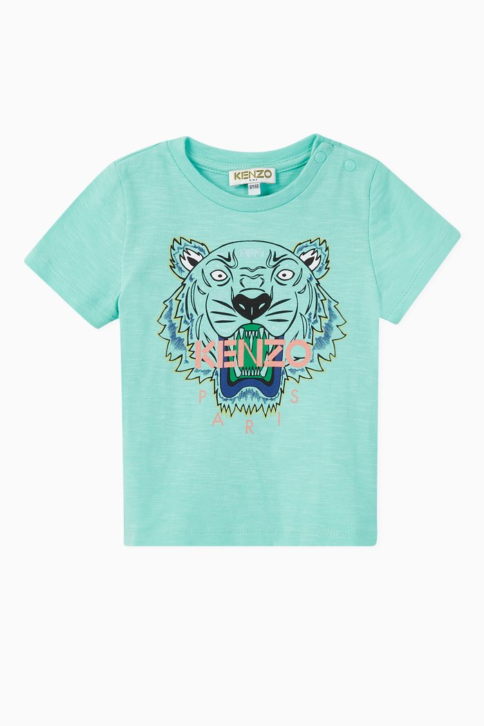 

Embroidered Tiger Logo Sweatshirt, Blue