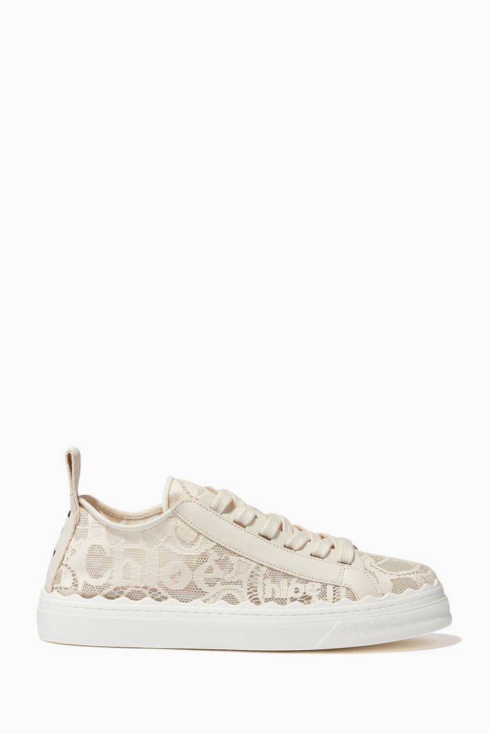 

Lauren Sneakers in Lace, White