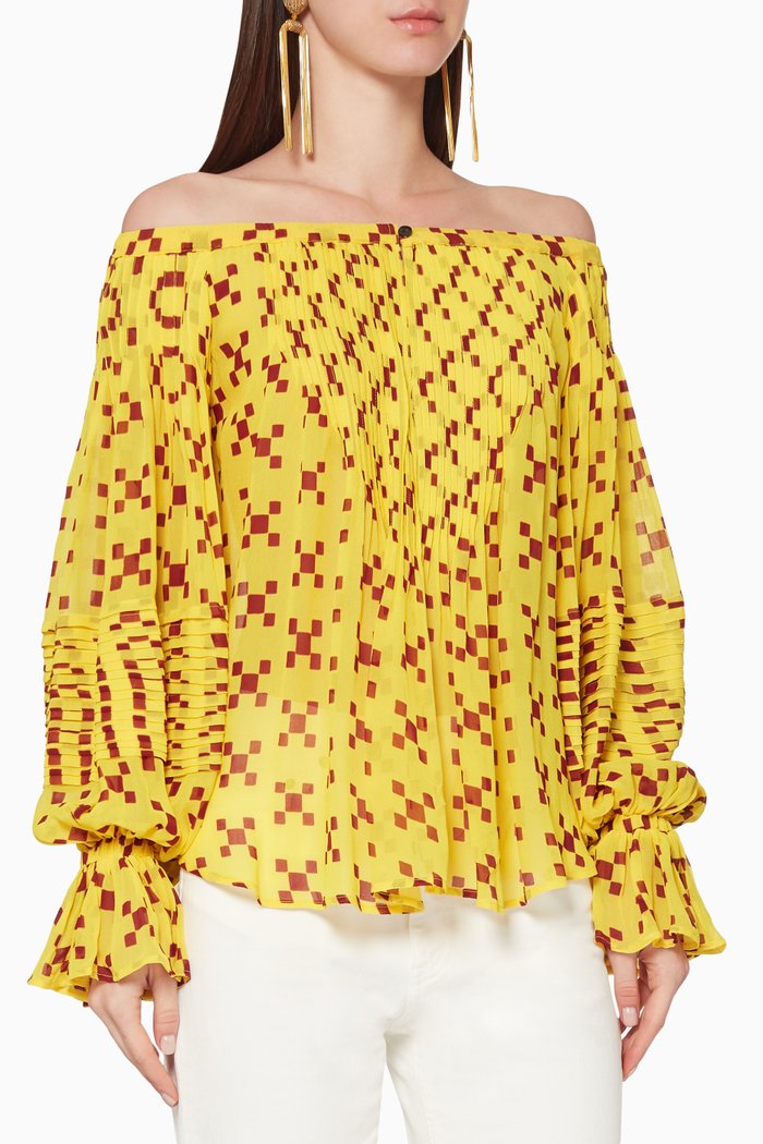 

Ava Off-The-Shoulder Blouse, Multicolour