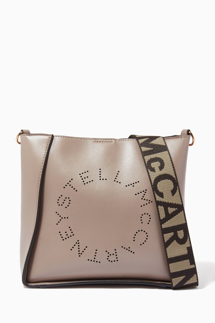 

Stella Logo Shoulder Bag in Eco Alter Nappa, Blue