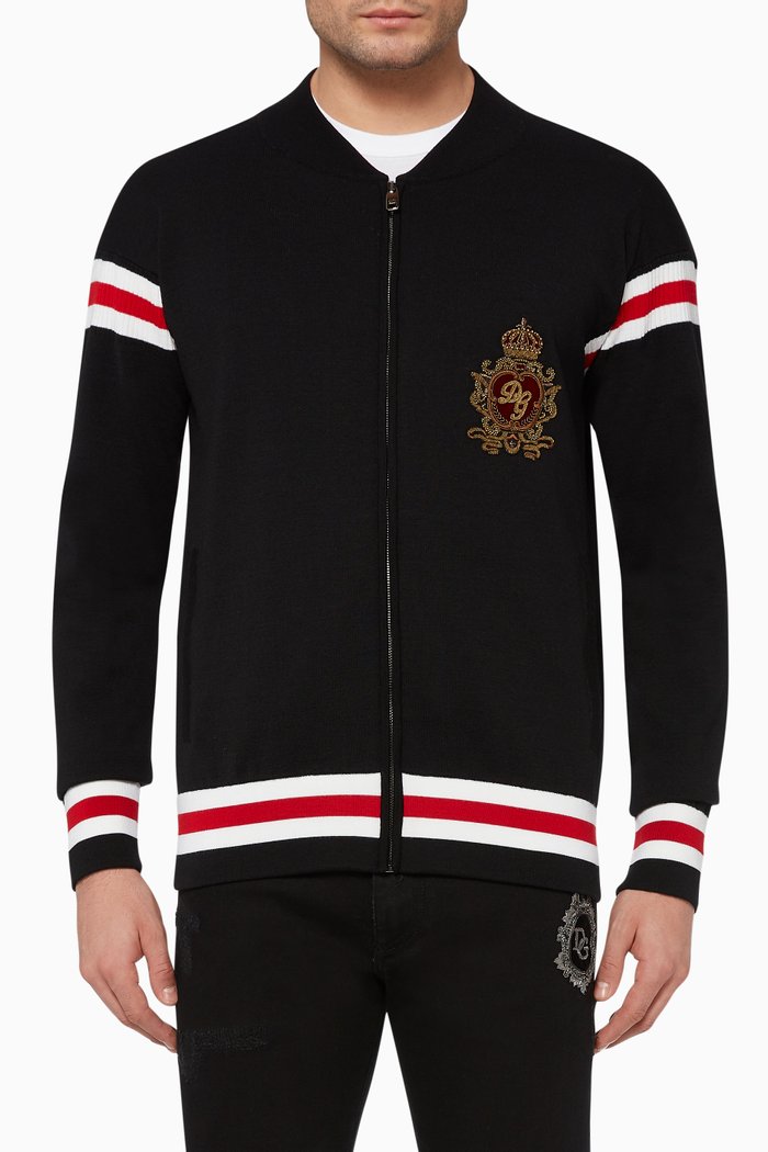 

Logo Crest Zip-Up Track Jacket, Blue