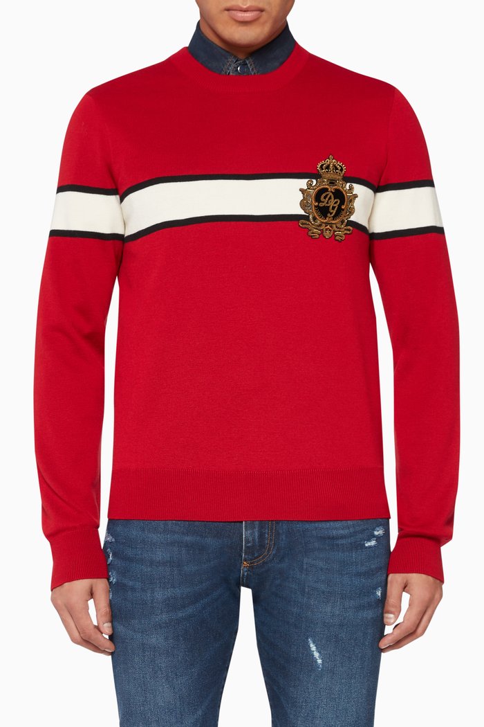 

DG Crest Sweatshirt, Red