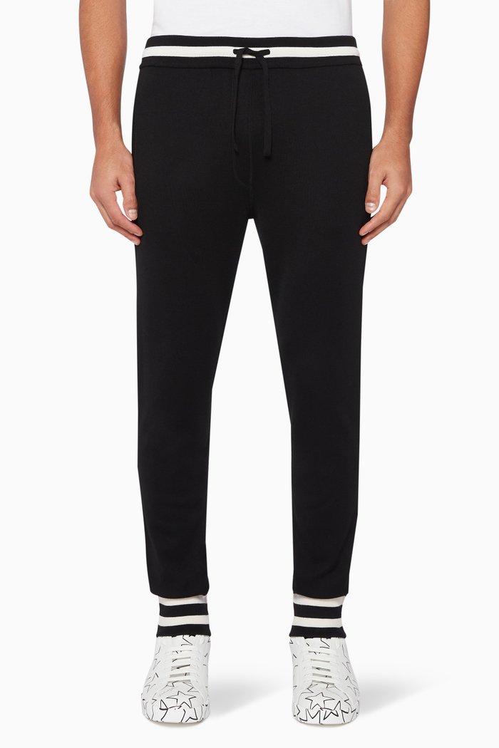 

Knitted DG Sweatpants, Black