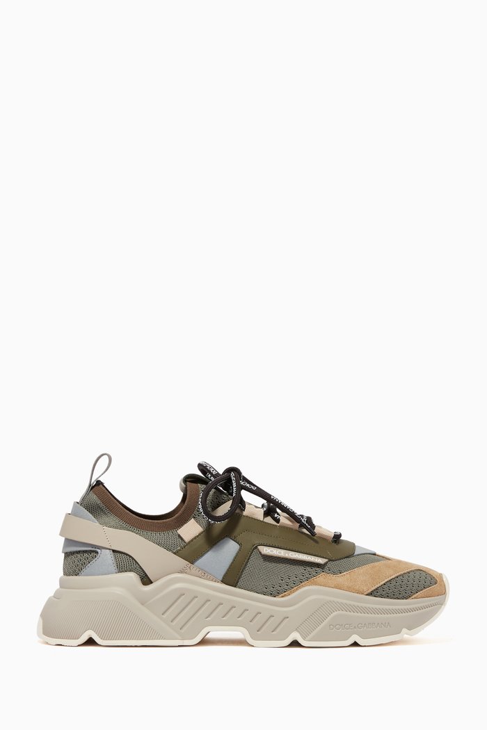 Daymaster Stretch-Knit Sneakers, Grey