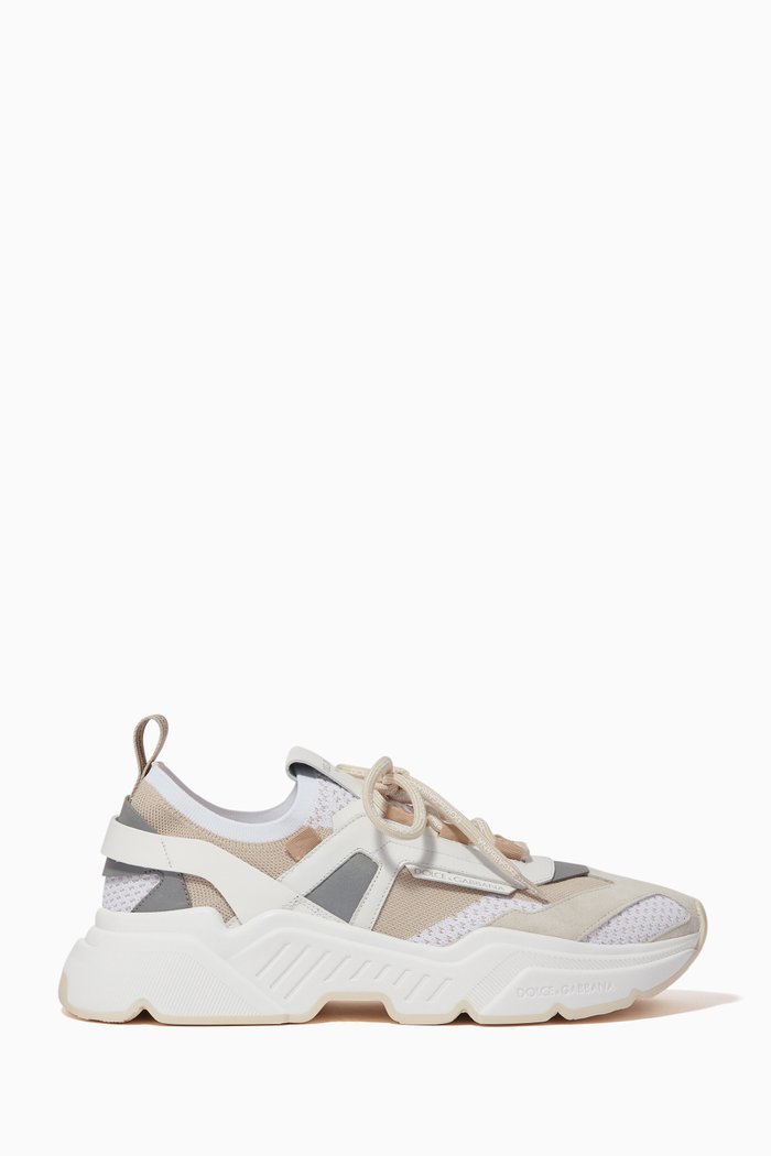 

Daymaster Stretch-Knit Sneakers, White