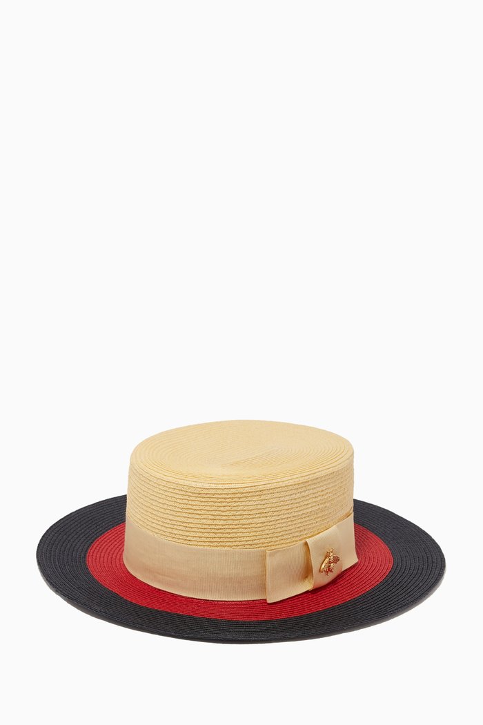 

Alba Straw-Effect Hat, Multicolour