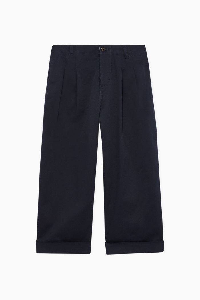 

Stretch Gabardine Pants, Blue